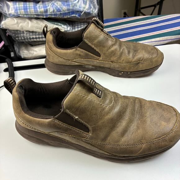 Ariat Spitfire Leather Slip On Shoes Mens 12EE Extra Wide READ Some Wear Utility main image 5